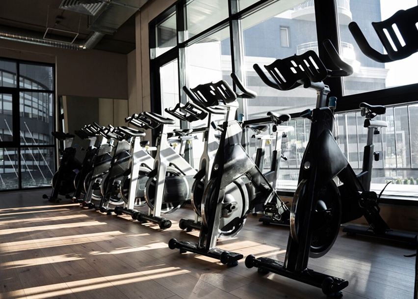 Велодорожки в общем тренажерном зале